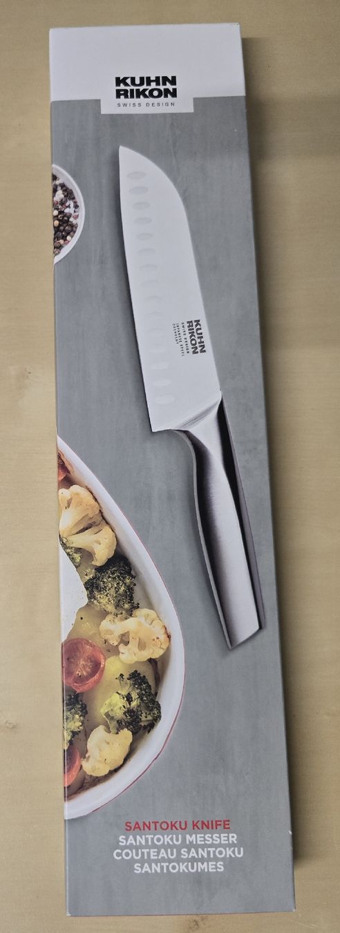 Coltelli da cucina: Santoku Messer bon Kuhn Rikon – Nuovo e nell'imballaggio originale da Geroldswil venduto da Churla
