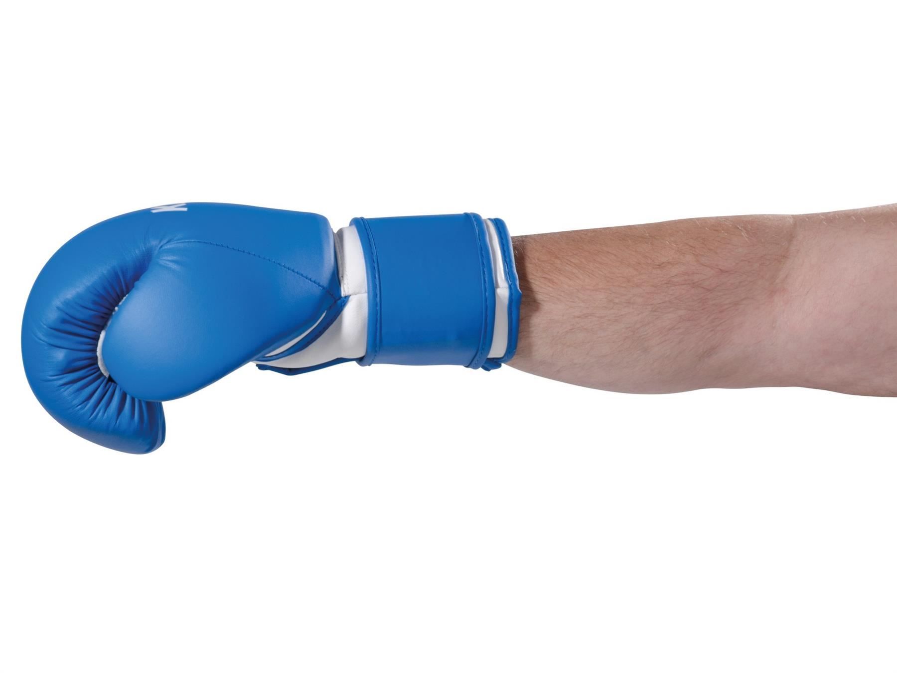 Guanti & manicotti: Fitness-Boxhandschuh Weiss/Blau – Nuovo e nell'imballaggio originale da Schliern b. Köniz venduto da TITANSport 3