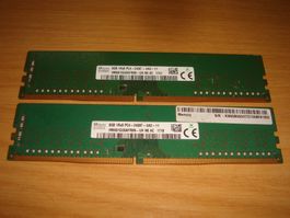 2 Stück 8gb ddr4 2400. Details siehe Bildern.