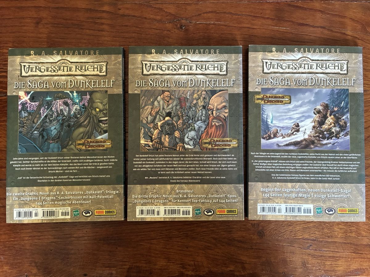 BD: Die Saga vom Dunkel-Elf - Dungeons and Dragons Comic – D'occasion à Solothurn par sebastianernst87 1