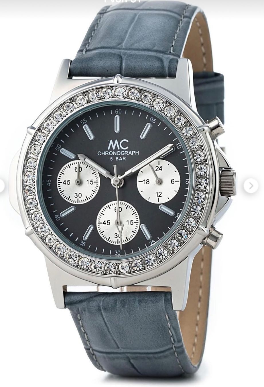 Orologi: MC Damen-Chronograph-Armbanduhr mit Strasssteinen – Usato da Oetwil an der Limmat venduto da Prinzaessli123