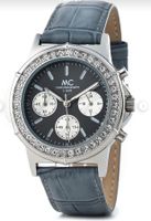 MC Damen-Chronograph-Armbanduhr mit Strasssteinen