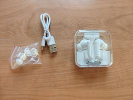 Wireless In-Ear Kopfhörer (neu) inkl. Ladecase & Zubehör
