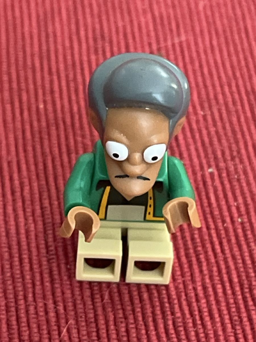 Lego Statuette: The Simpsons LEGO Mini Figure Apu – Usato da Neuenhof venduto da Pixeline 2