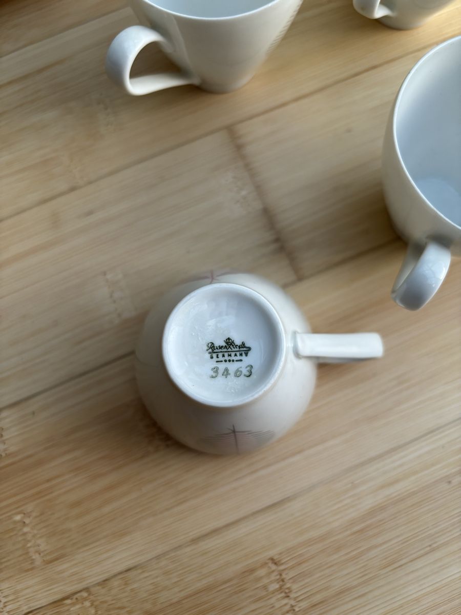 Rosenthal Geschirrsets: Kaffeegeschirr Rosenthal Blattmuster – Gebraucht aus Uster von Bigi01 4