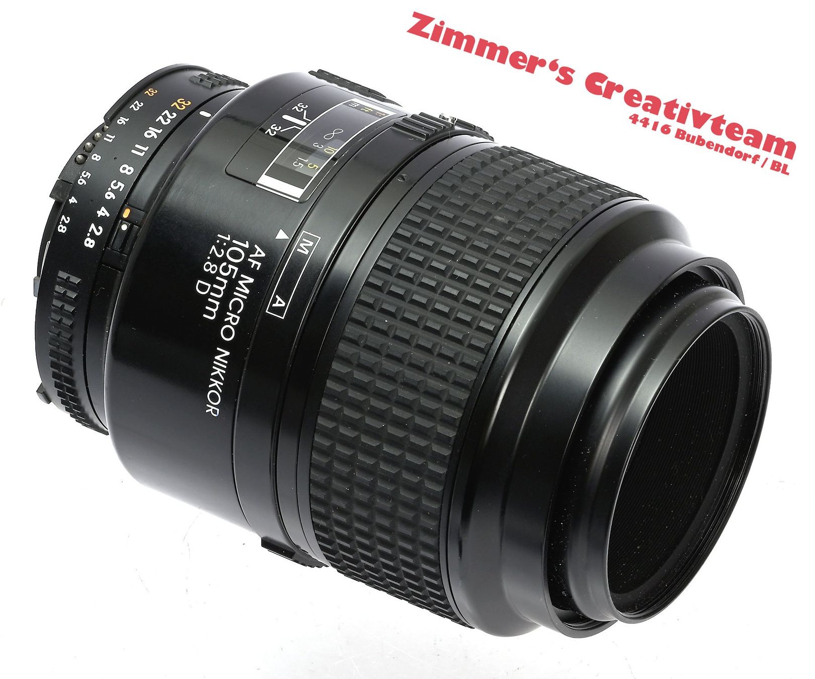 Nikon Obiettivi: NIKON AF Micro Nikkor 105mm 2.8 D – Usato da Bubendorf venduto da zimmers_creativteam
