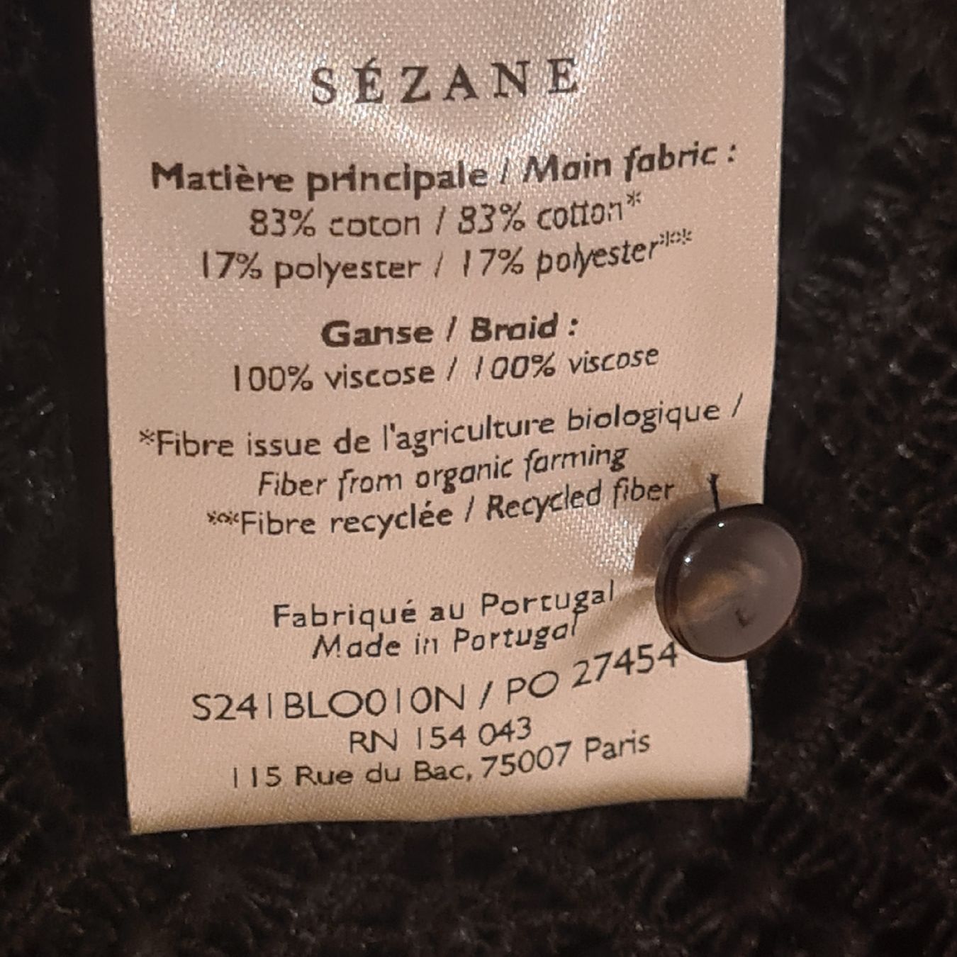 Giacche: Häkeljacke schwarz Gr.42 – Usato da Steinen venduto da turbogeiss99 6