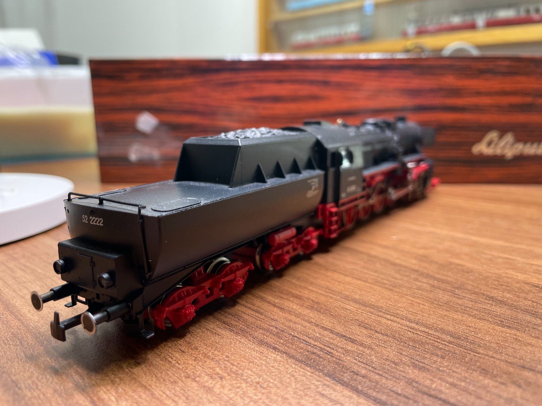 Liliput Modellini di ferrovie: Liliput DR BR 52 2222 in DC analog – Usato da Villmergen venduto da Mfritz 3