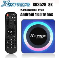 X88 PRO 13 Android TV Box   2.4G 5G Wifi6 BT 8K 4GB/64G