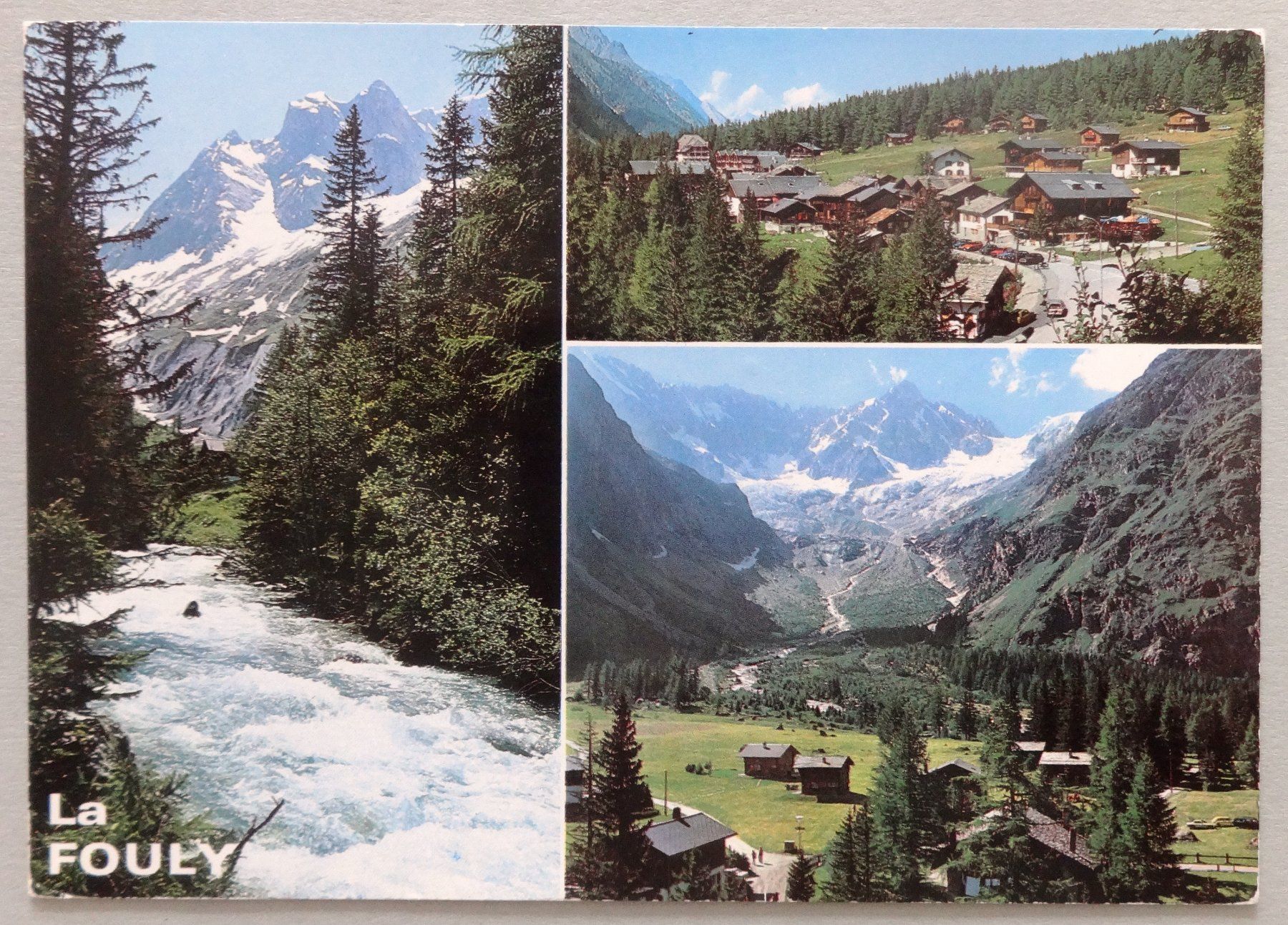 Ansichtskarten: La Fouly, dans le Val Ferret – Gebraucht aus Fétigny von Billy2miny