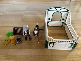 Playmobil Haflinger mit Pferdebox