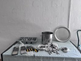 Besteck Konvolut ,Topf (58)