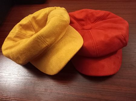2x Baskenmütze aus Wildleder Still - Chapeau bérets