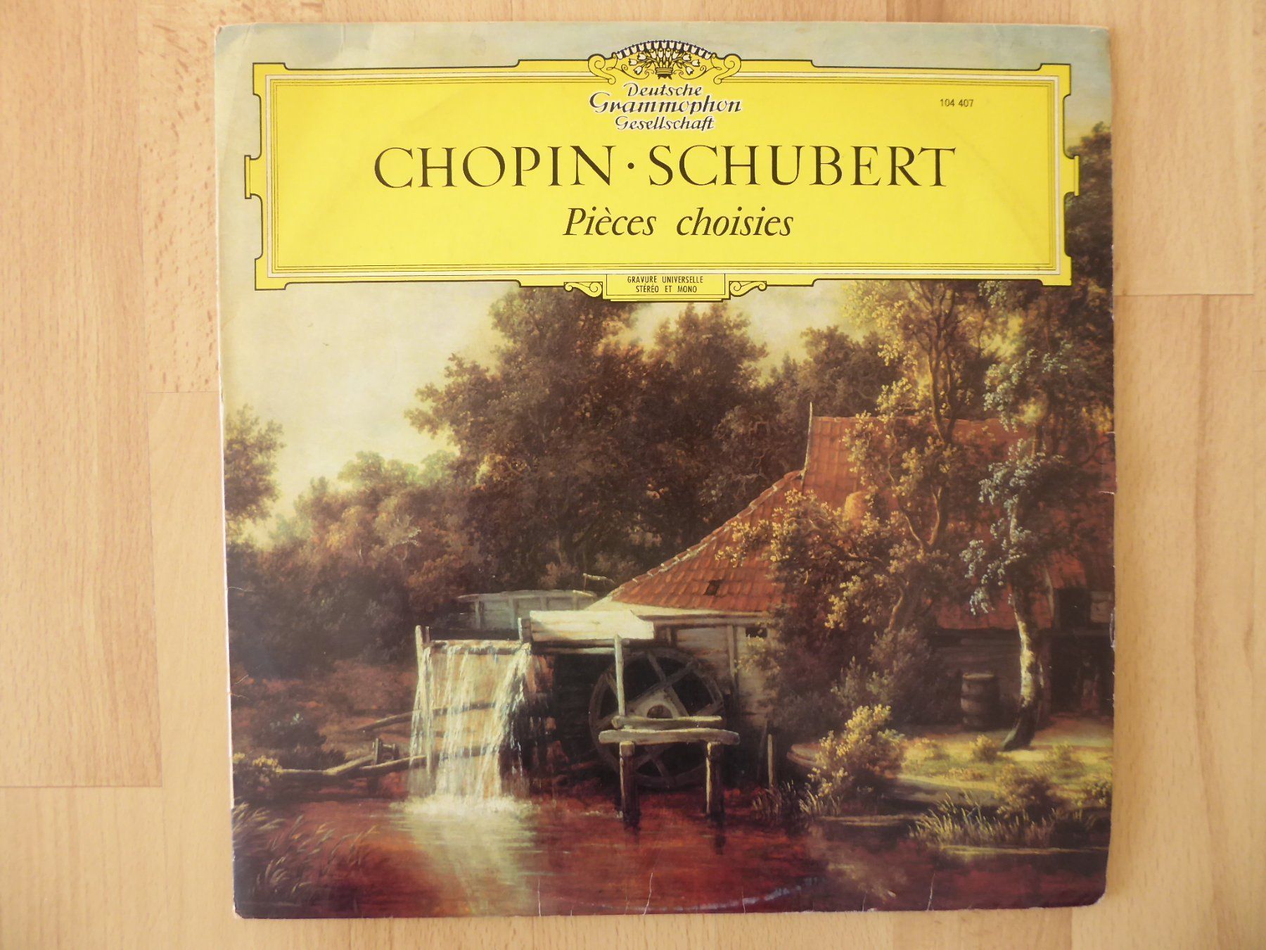 Schallplatten: Chopin -Schubert - Pièces choisies – Gebraucht aus Aeugst am Albis von Drayprescot