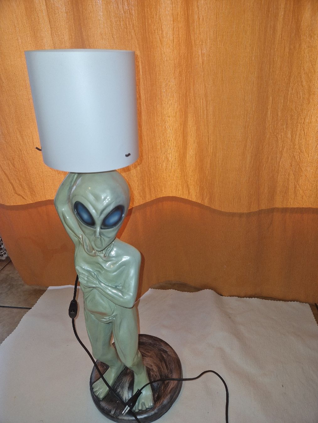Lampade: Lampe Alien Figur Lampe Stehlampe Unikat – Usato da Willisau venduto da mar_j55v 2