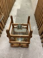 Mostflasche in Holzgestell 25L