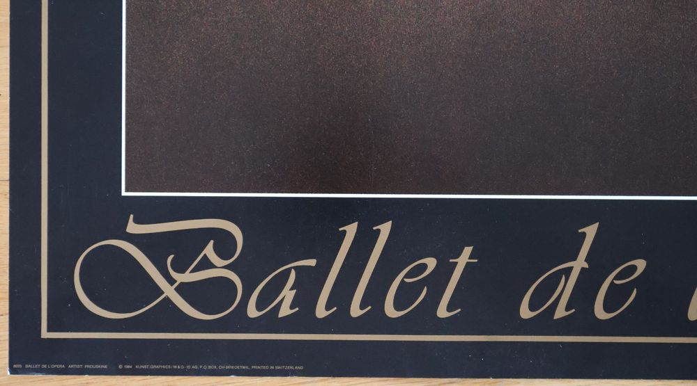Ballet de l’Opéra Original Plakat ca. 60 × 80 cm (Gebraucht) in ...