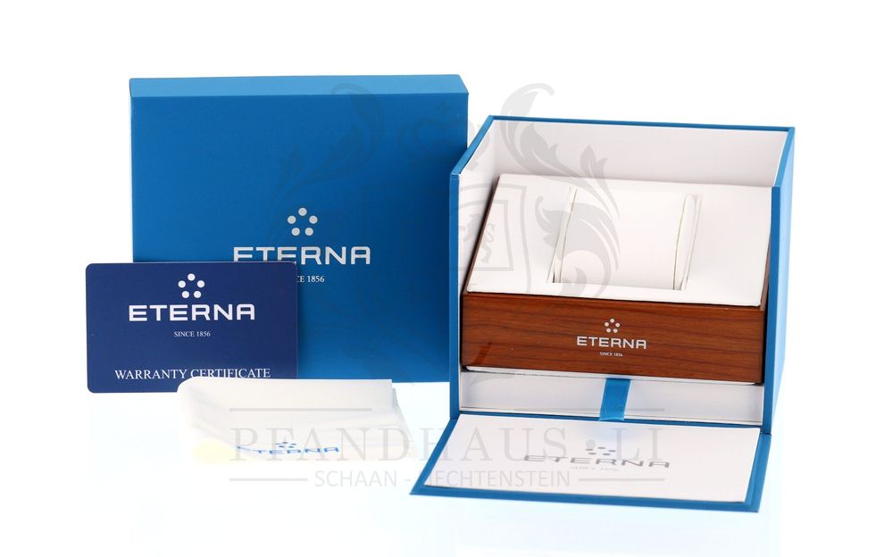 ETERNA 1935 HISTORIC CHRONOGRAPH HERRENUHR RECTANGULAR NEU 10