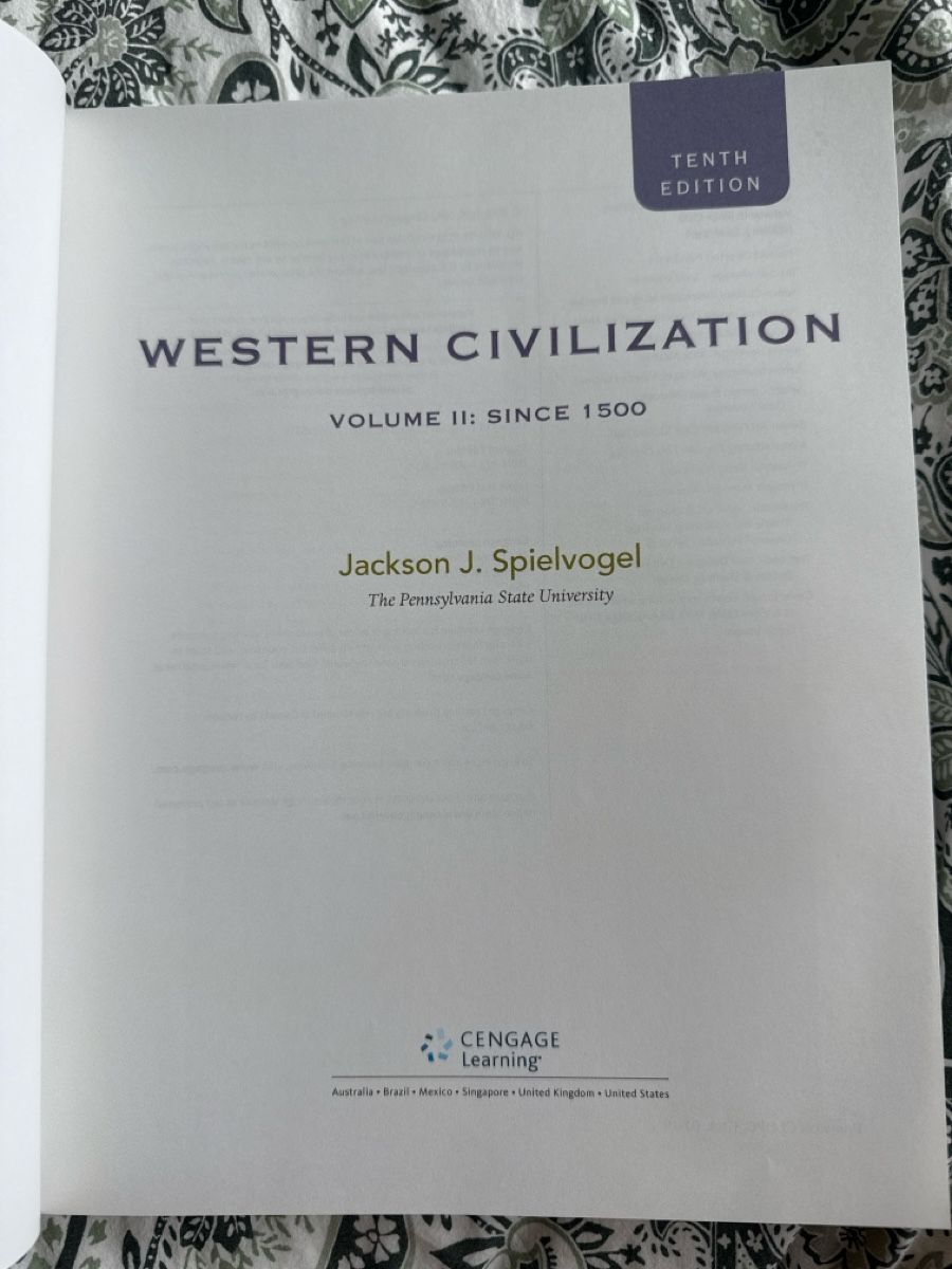 Libri: Western Civilization Tenth Edition – Nuovo (secondo la descrizione) da Herrliberg venduto da nuria_t 1