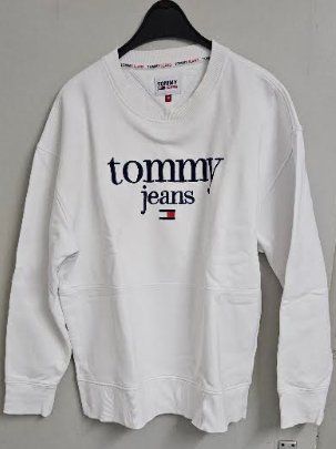 Sweatshirt Tommy Jeans blanc taille M occasion