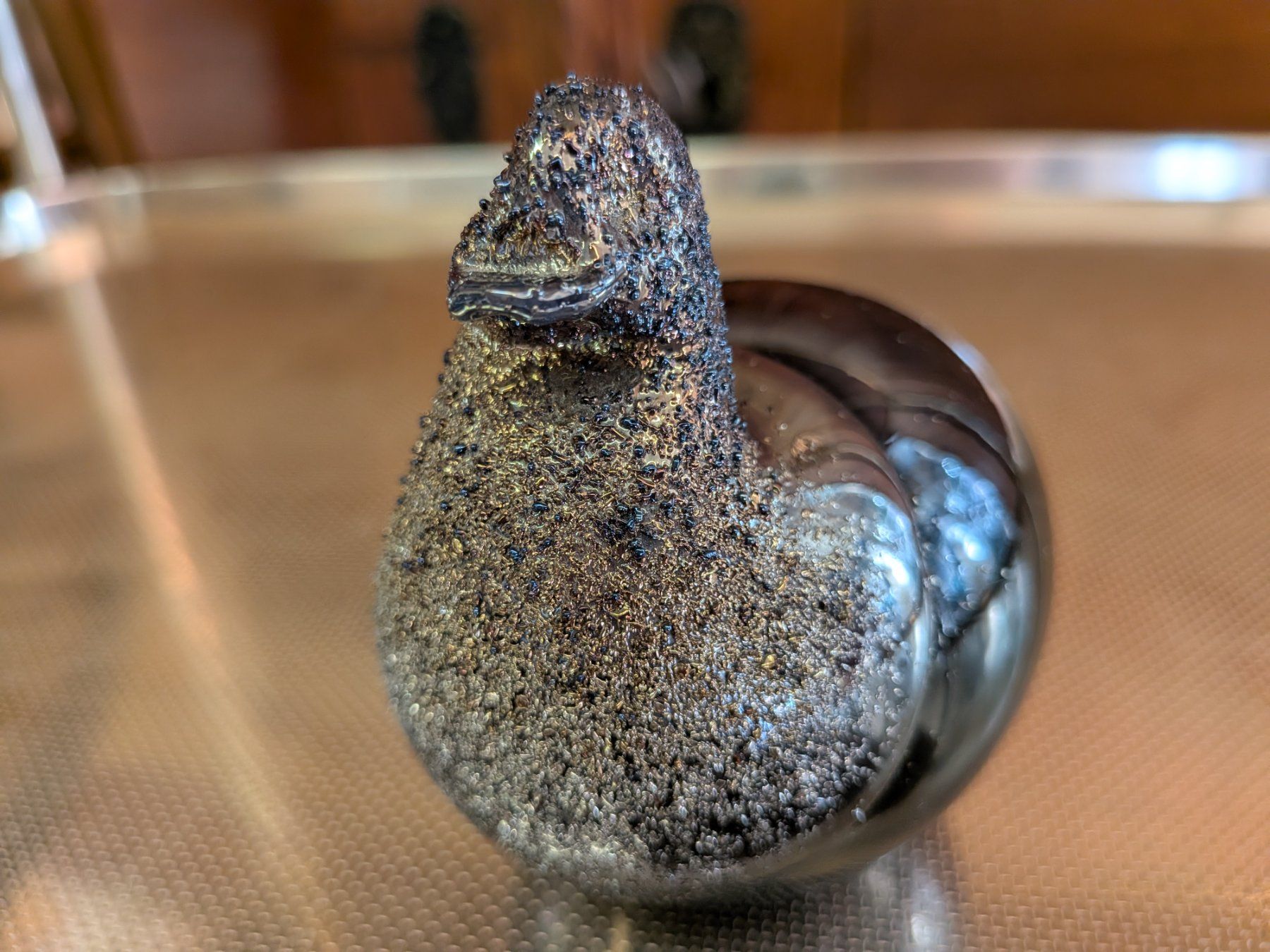 Statuette: Vogel Glasvogel Jussis Glas – Usato da Emmen venduto da Brockofsky 2