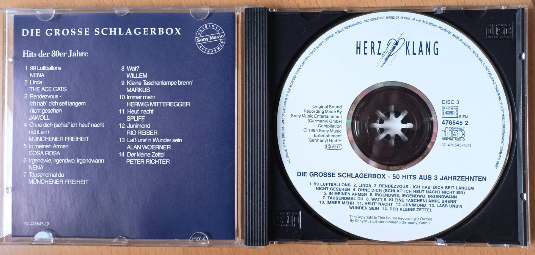 CD: CD - Die grosse Schlagerbox 3 – Usato da Niederuzwil venduto da lubimaja 1