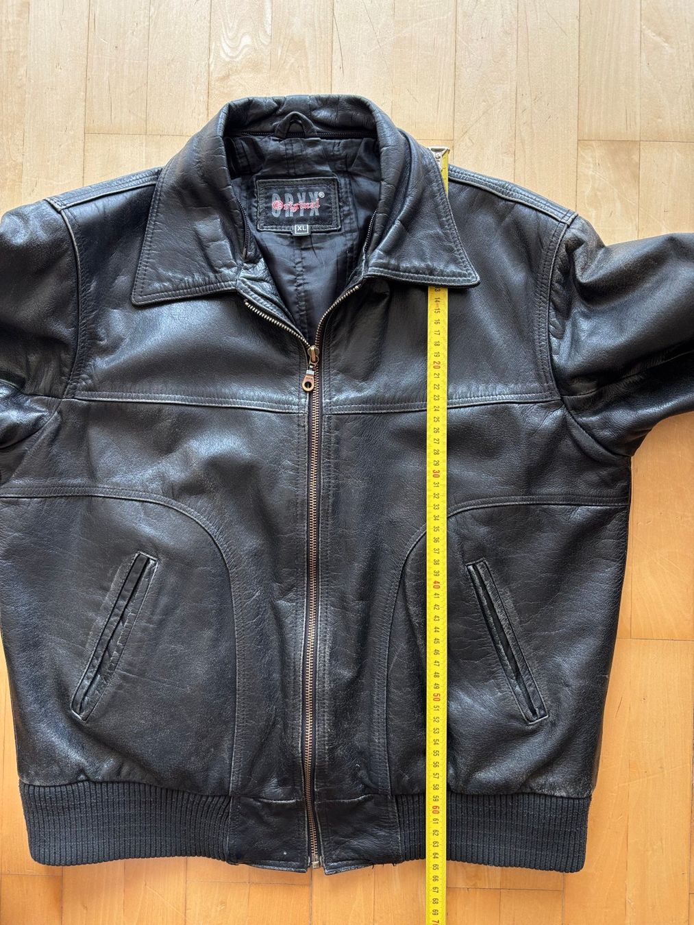 Giacche: Vintage Black Oryx Leather Bomber Jacket – Usato da Belmont-sur-Lausanne venduto da Cedr_Barto 6