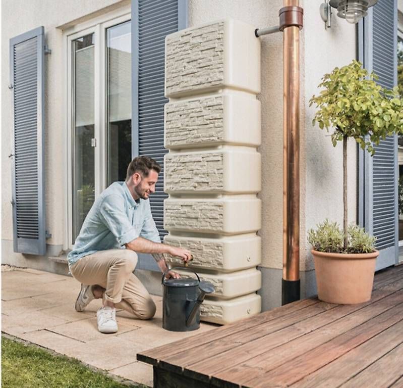 Abbeveratoi e trogoli: Regenwasserbehälter 350l – Nuovo e nell'imballaggio originale da Romanshorn venduto da marhau