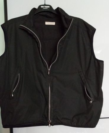 Gilet Noir Emporio Armani Homme Taille L en coton 