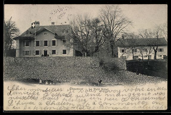 Ansichtskarten: AK Chaumont, Le Petit Hotel, 1905 – Gebraucht aus Berlin von bartko-reher