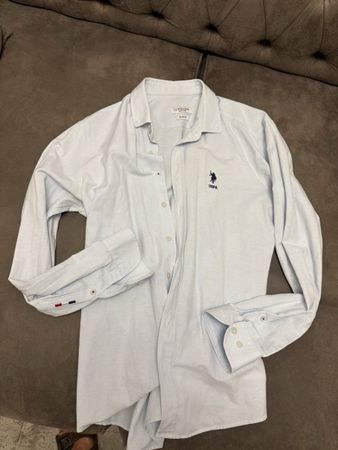 Hemd U.S. Polo Assn. Slim Fit Grösse M hellblau