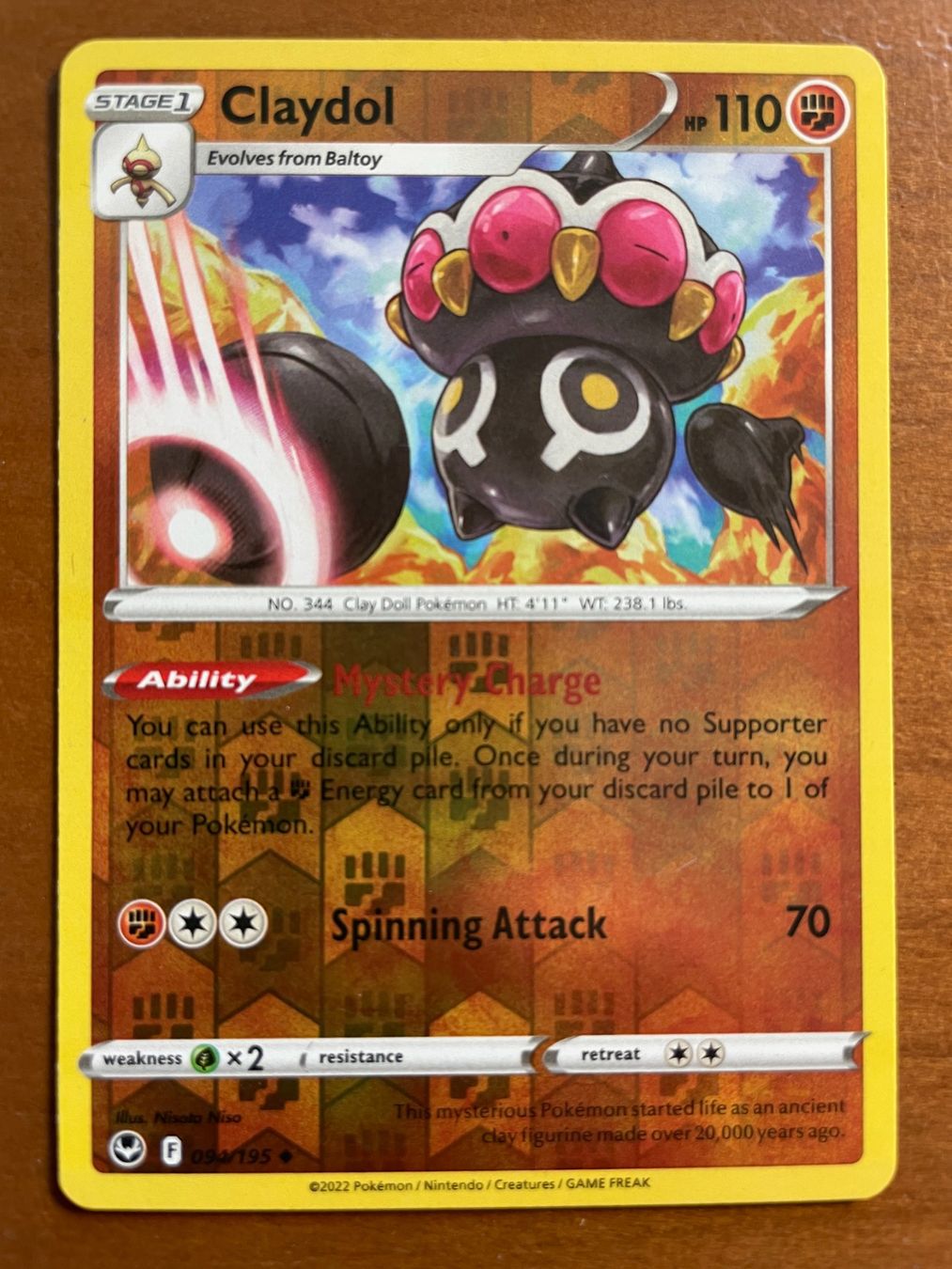 Pokémon Carte collezionabili: Pokemon Claydol Reverse (Versand gratis) – Nuovo (secondo la descrizione) da Chur venduto da Angerson