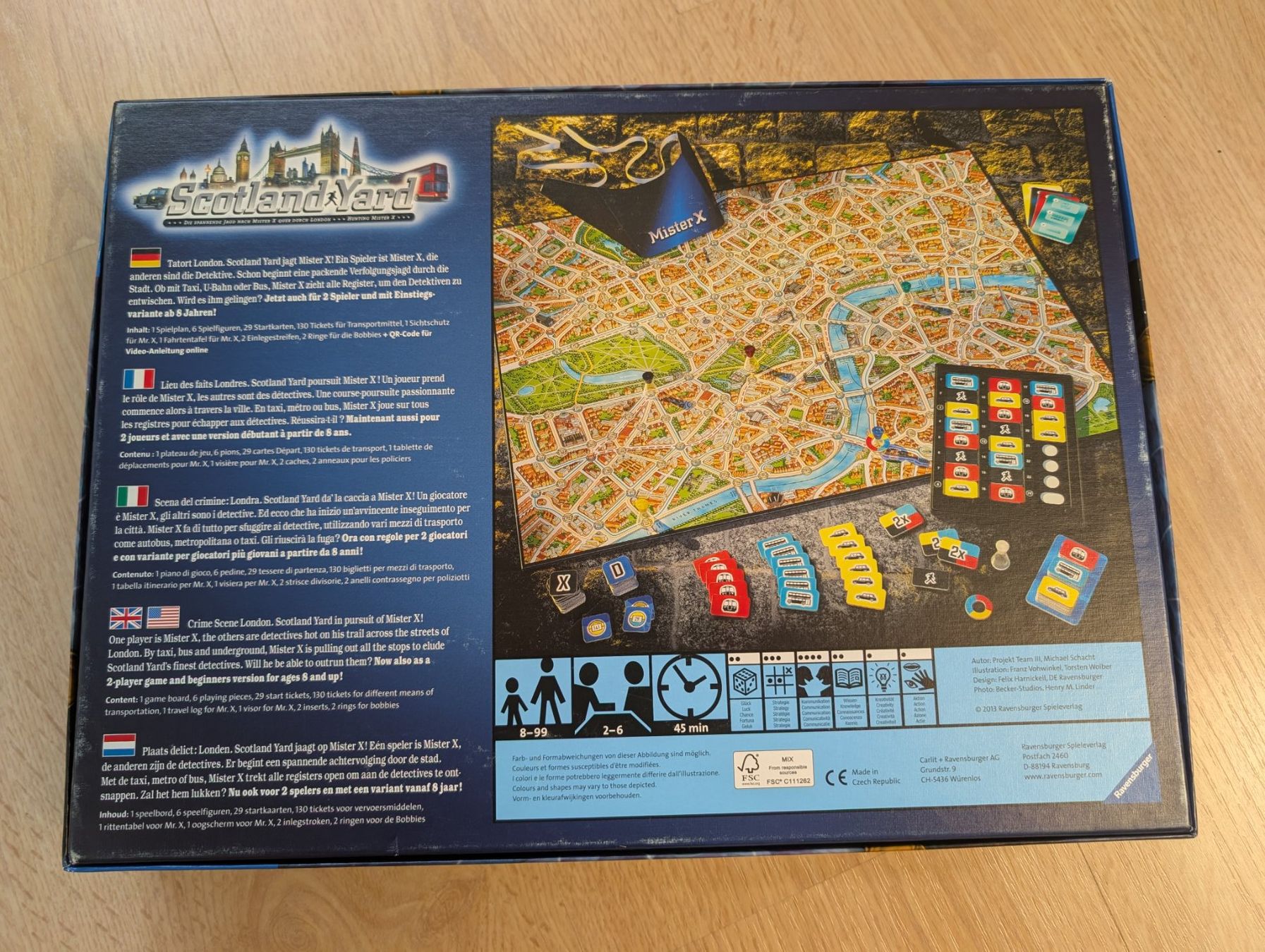 Ravensburger Spiele: Brettspiel Scotland Yard - DE – Gebraucht aus Felben-Wellhausen von Phattpat 1