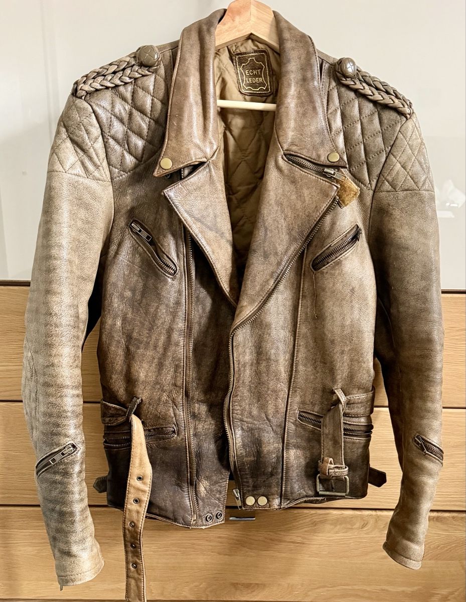 Giacche: Vintage Töff-Lederjacke - Gr. S/M – Usato da Urdorf venduto da Bailey72 1