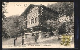 AK Lausanne, Village Suisse, 1909