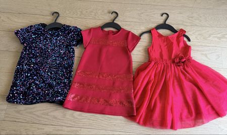 Lot de 3 magnifiques robes pour fille, 