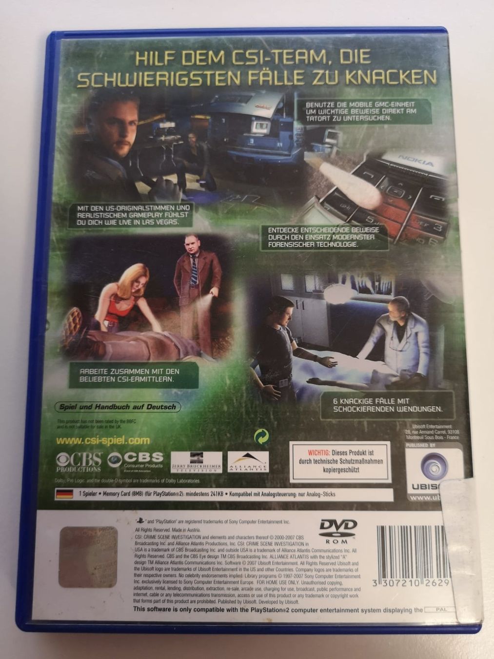 Giochi: CSI: Mord in 3 Dimensionen (PS2) – Usato da Herisau venduto da Seyashop_2 2
