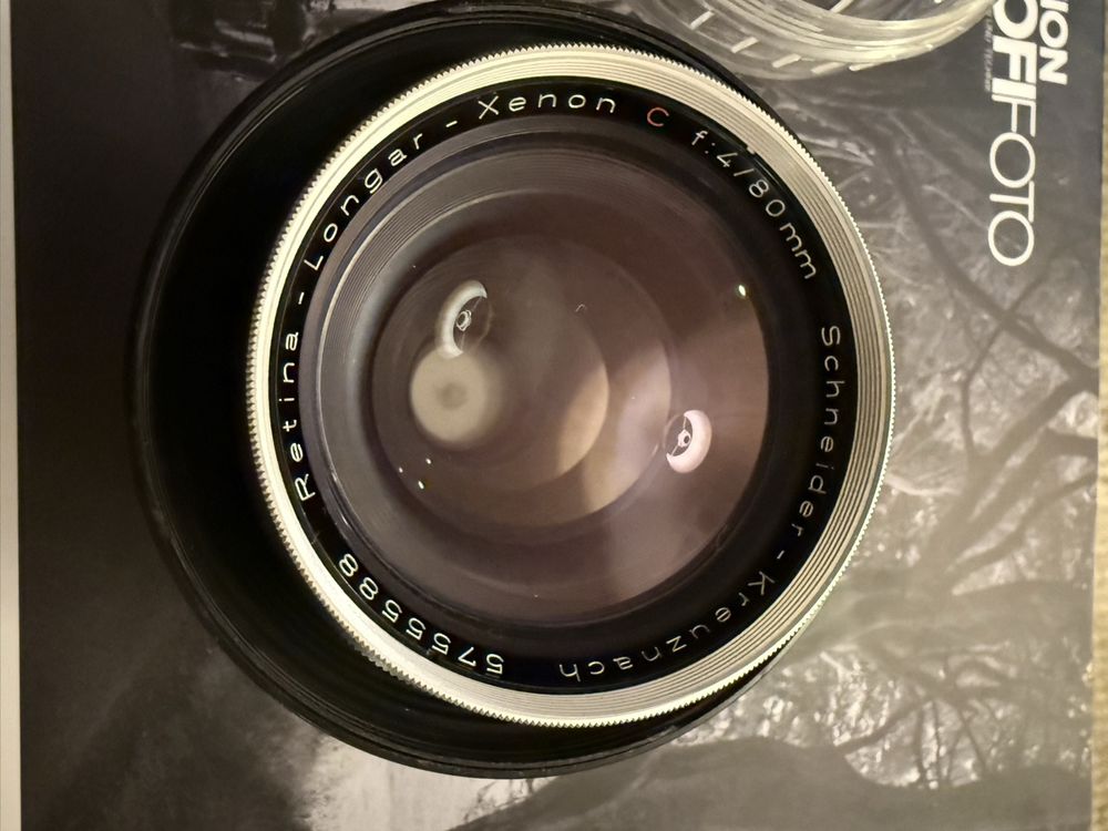 pour Kodak Rétina Reflex Retina Longar Xenon C 4 / 80 mm Schneider Kreuznach