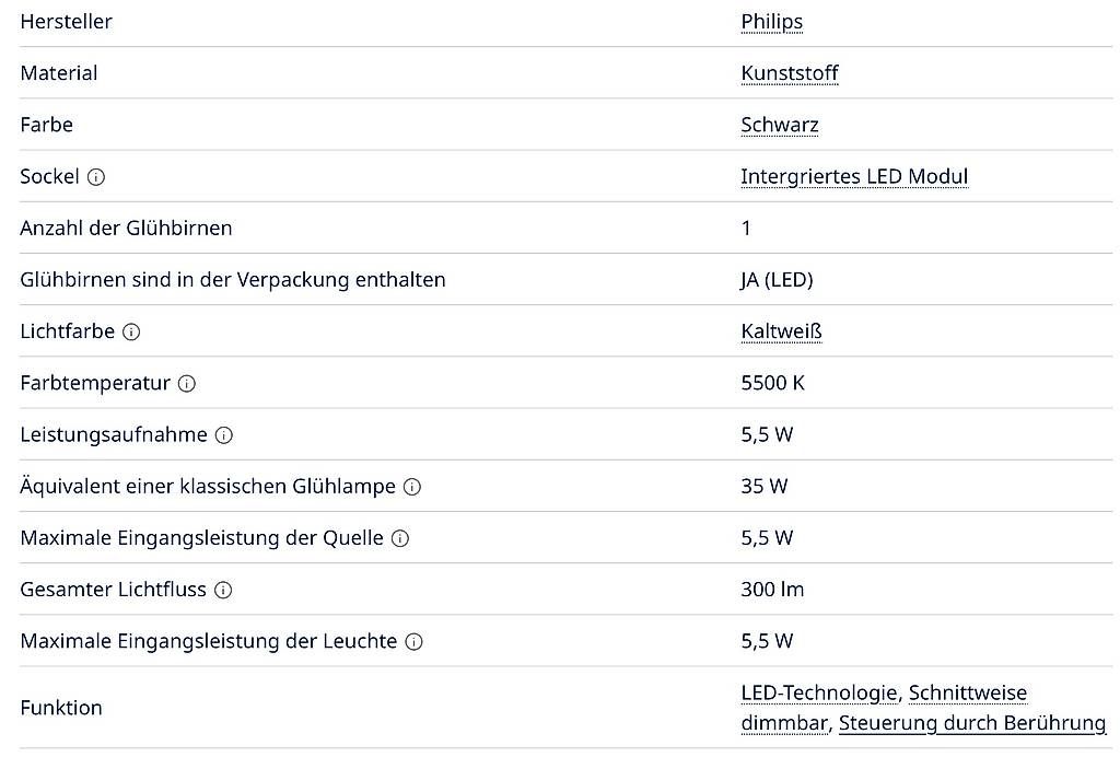 Philips Lampade: Philips LED Schreibtischlampe – Usato da Binningen venduto da trader76 2