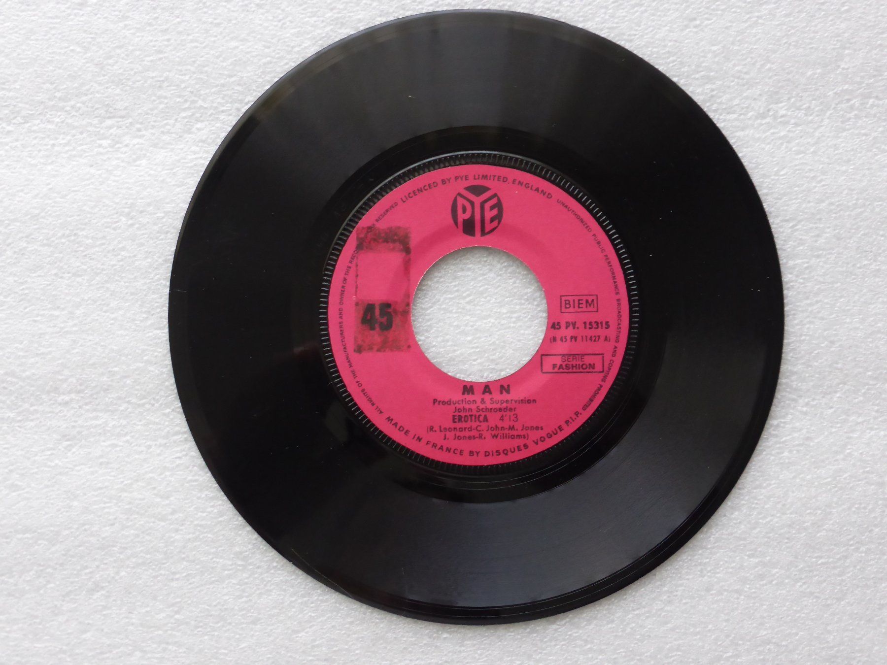 Dischi in vinile: Vinyl Single  MAN – Usato da Küssnacht am Rigi venduto da Mondkinder 1