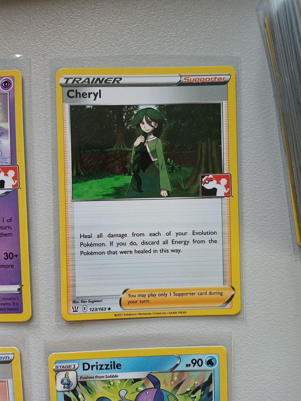 Pokémon Sammelbilder & Trading cards: Cheryl - Pokemon TCG Prize Pack Stamp Stempel – Gebraucht aus Altstätten SG von GGsGameshop