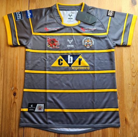 Castleford Tigers Trikot Oxen Rugby NEU Grösse S England UK