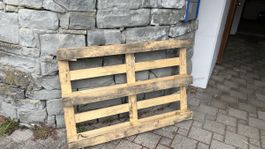 Einmal-Holzpalette HT 120x80cm gebraucht
