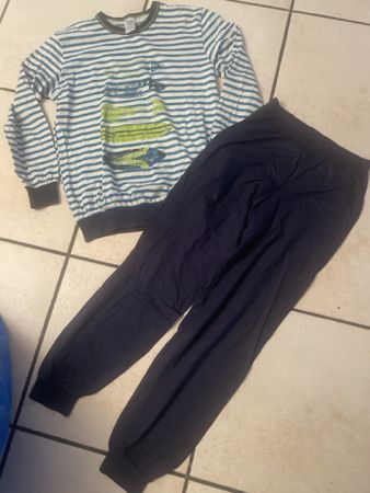 Pyjama gestreift Gr.140 Calida Neuwertig