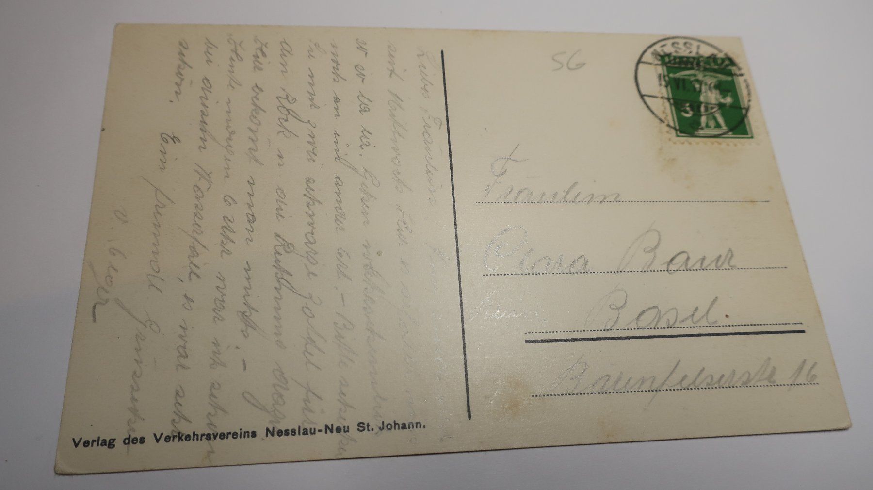 Cartes postales: Nesslau Giessenfall 1917 – D'occasion à Cormoret par Pascalll2001 3