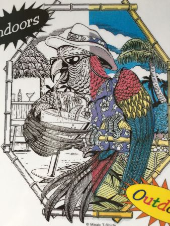 T Shirt - Magic - „Margarita Parrot“ Gr.M