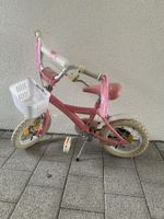 Kinderfahrrad California rosa mit Korb 12 Zoll