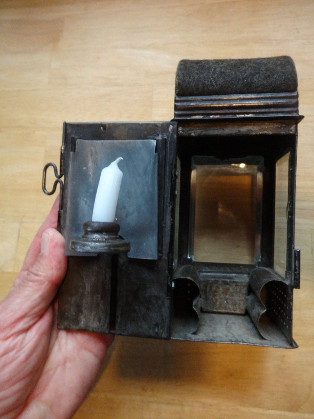 Lampen: lanterne à bougie ancienne de chemineaux – Gebraucht aus Rebeuvelier von falcon58 4