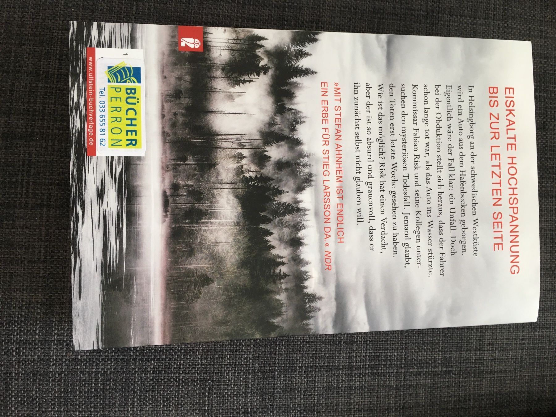 Libri: Buch: Minus 18 Grad - Stefan Ahnhem – Usato da Worb venduto da vivia_ne 1