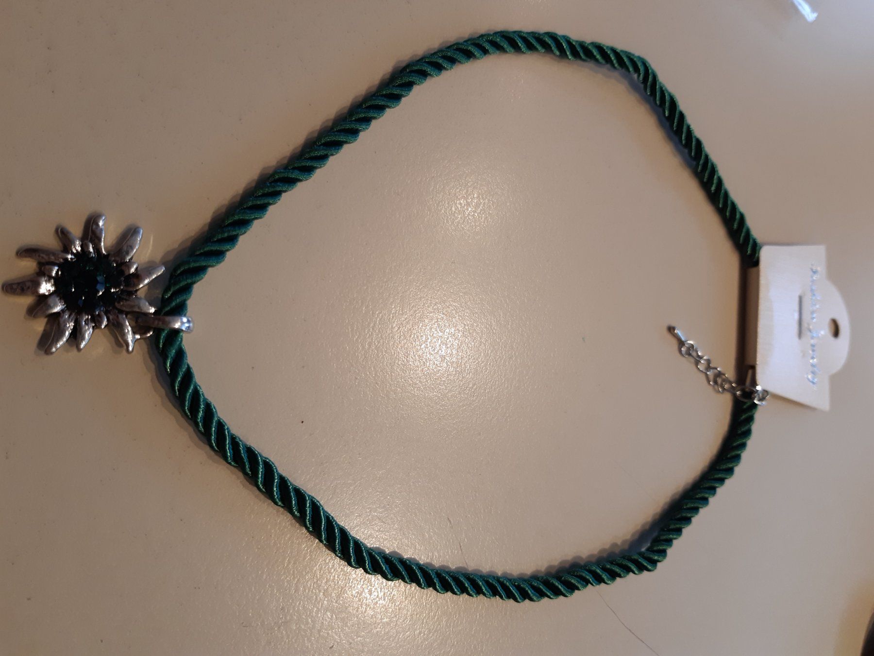 Catenine: Kette Edelweiss braun Kordel – Nuovo e nell'imballaggio originale da Ibach venduto da chaemilochhobbygarte 2